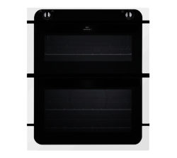 New World NW701DO Electric Built-under Double Oven - White & Black